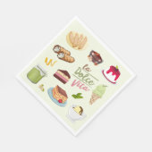 Italian Desserts Sweets スタンダードランチョンナプキン (角)