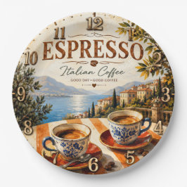 Italian Espresso Coffee ペーパープレート