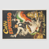Italian Espresso Coffee Poster Decoupage 薄葉紙 (正面)