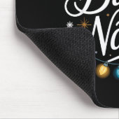 Italian Family Christmas Lights Red Santa Hat Buon マウスパッド (コーナー)