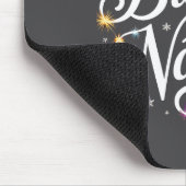 Italian Family Christmas Lights Red Santa Hat Buon マウスパッド (コーナー)