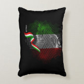 Italian flag アクセントクッション (正面(垂直))