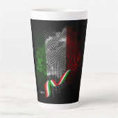 Italian flag カフェラテマグ (正面)