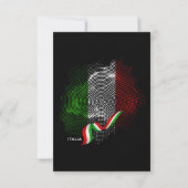 Italian flag サンキューカード (正面)