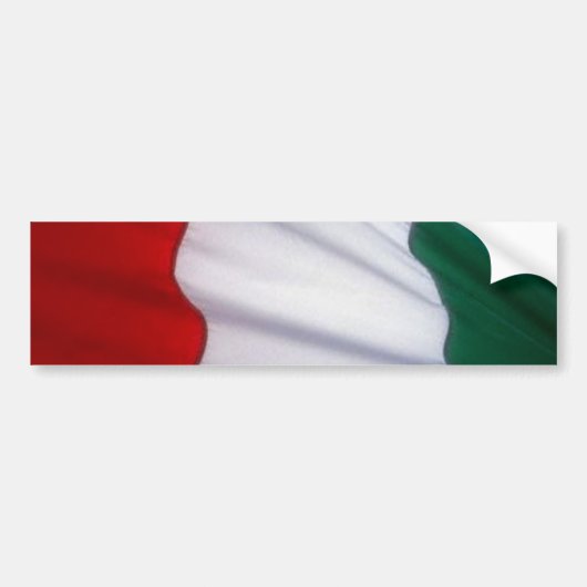italian_flag バンパーステッカー (正面)