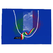 Italian flag ラージペーパーバッグ (裏面)