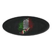 Italian flag 名札 (正面)