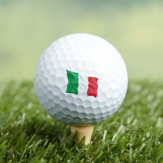 Italian Flag Golf Balls ゴルフボール (インサイチュ 木)
