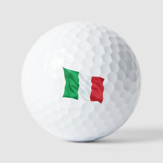 Italian Flag Golf Balls ゴルフボール (正面)