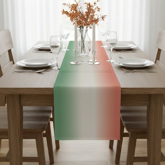 Italian Flag Gradient Table Runner - Kitschen  ミディアムテーブルランナー