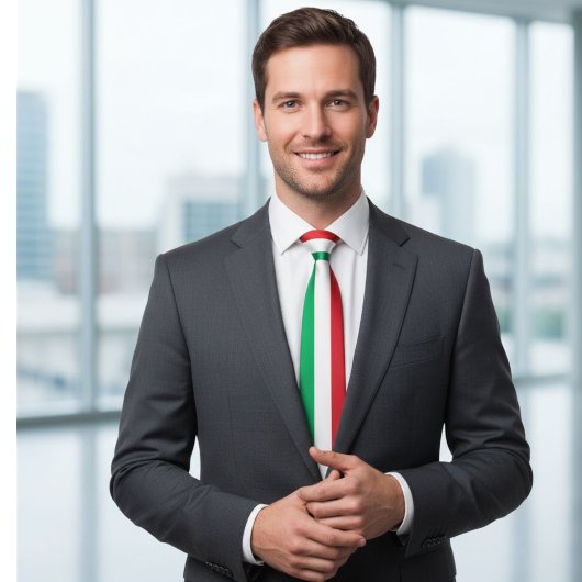 Italian flag tie, flag tie, Italian flag ties  ネクタイ