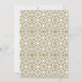 Italian Floral Lemon Ciao To Miss Bridal Shower 招待状 (裏面)