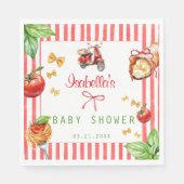 Italian Food Baby Shower Holy Cannoli スタンダードランチョンナプキン (正面)