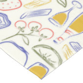Italian Food Pattern  テーブルクロス (アングル)