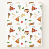 Italian Food Pizza Pasta Family Nonna Recipe ノートブック (裏面)