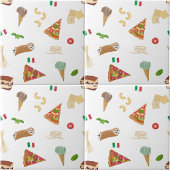 Italian Food Pizza Pasta Tiramisu Kitchen タイル