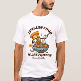 Italian food (pizza) tシャツ