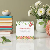 Italian Food Theme Baby Shower Books for Baby エンクロージャーカード
