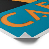 Italian Futurist Coffee Poster Fortunato Depero ポスター (角)