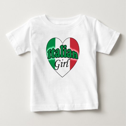 Italian Girl ベビーTシャツ (正面)