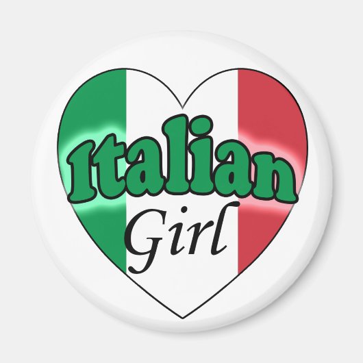 Italian Girl マグネット (正面)
