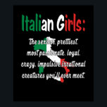 ITALIAN GIRLS FUNNY ポスター<br><div class="desc">ITALIAN GIRLS FUNNY</div>