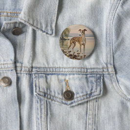Italian Greyhound 缶バッジ