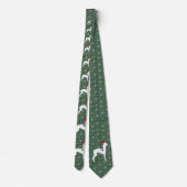 Italian Greyhound Christmas Mens Tie ネクタイ (裏面)