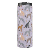 Italian Greyhound Dog Bones and Paws タンブラー (裏面)
