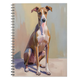 Italian Greyhound Dog Painting ノートブック