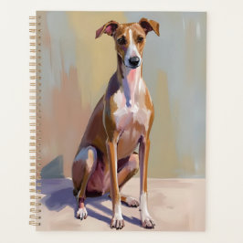 Italian Greyhound Dog Painting プランナー手帳