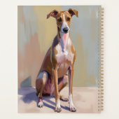 Italian Greyhound Dog Painting プランナー手帳 (裏面)