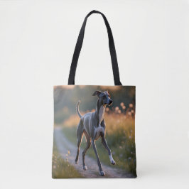 Italian Greyhound Elegant Shoulder Tote Bag トートバッグ