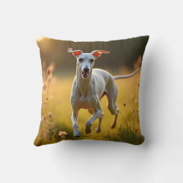 Italian Greyhound Elegant Throw Pillow クッション