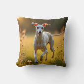 Italian Greyhound Elegant Throw Pillow クッション (正面)