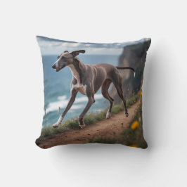 Italian Greyhound Elegant Throw Pillow クッション