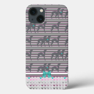 Italian Greyhound Iphone Case, Dog Silly Iggy 13ケース
