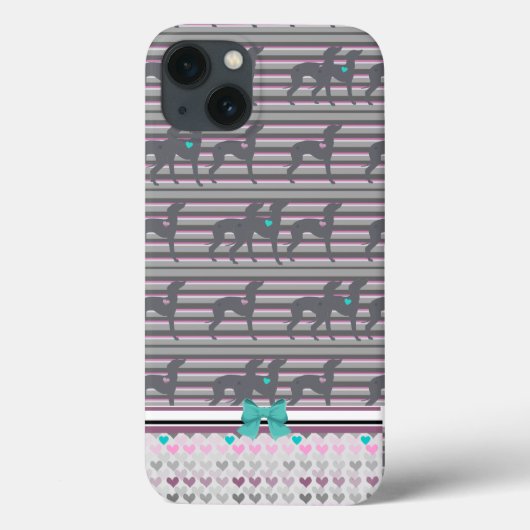 Italian Greyhound Iphone Case, Dog Silly Iggy Case-Mate iPhoneケース (裏面)