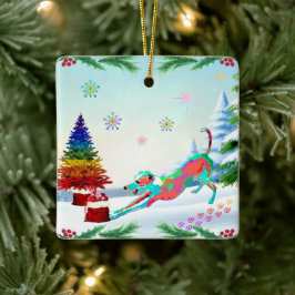 Italian Greyhound Ornament セラミックオーナメント
