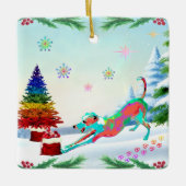 Italian Greyhound Ornament セラミックオーナメント (正面)