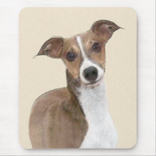 Italian Greyhound Painting - Cute Original Dog Art マウスパッド