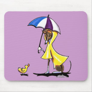 Italian Greyhound Raincoat マウスパッド