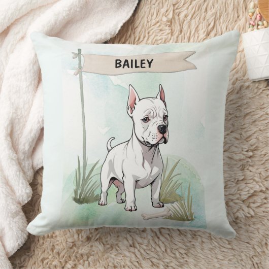  Italian Greyhound Watercolor Personalized Dog クッション (ブランケット)