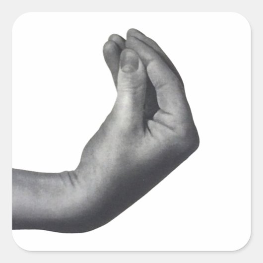  Italian Hand スクエアシール (正面)