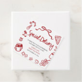 Italian Hand Drawn Special Delivery Baby Shower フェイバータグ (インサイチュ)