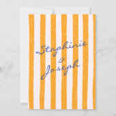 Italian Hand Written Painted save the date 招待状 (裏面)