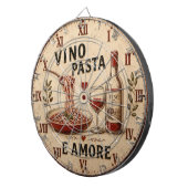 Italian Kitchen Rustic Wine & Pasta Farmhouse ダーツボード (正面右)