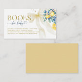 Italian Lemon Blue Tile Sweetie Books for Baby エンクロージャーカード (正面/裏面)