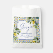Italian lemon bridal shower  フェイバーバッグ (正面)