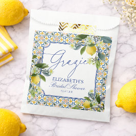 Italian lemon bridal shower  フェイバーバッグ